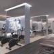 Kalea Bay gym is located in Naples, Florida. 3D rendering by 3DAS