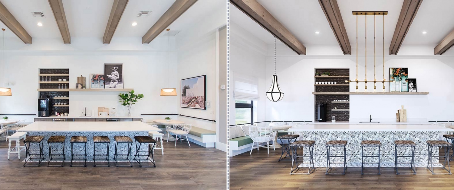 3D Rendering or Photo - Which is the Better One Boynton Beach Kitchen Interior?