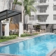 Avana Bayview is located in Pompano Beach, Florida. 3D Pool Exterior Rendering by 3DAS