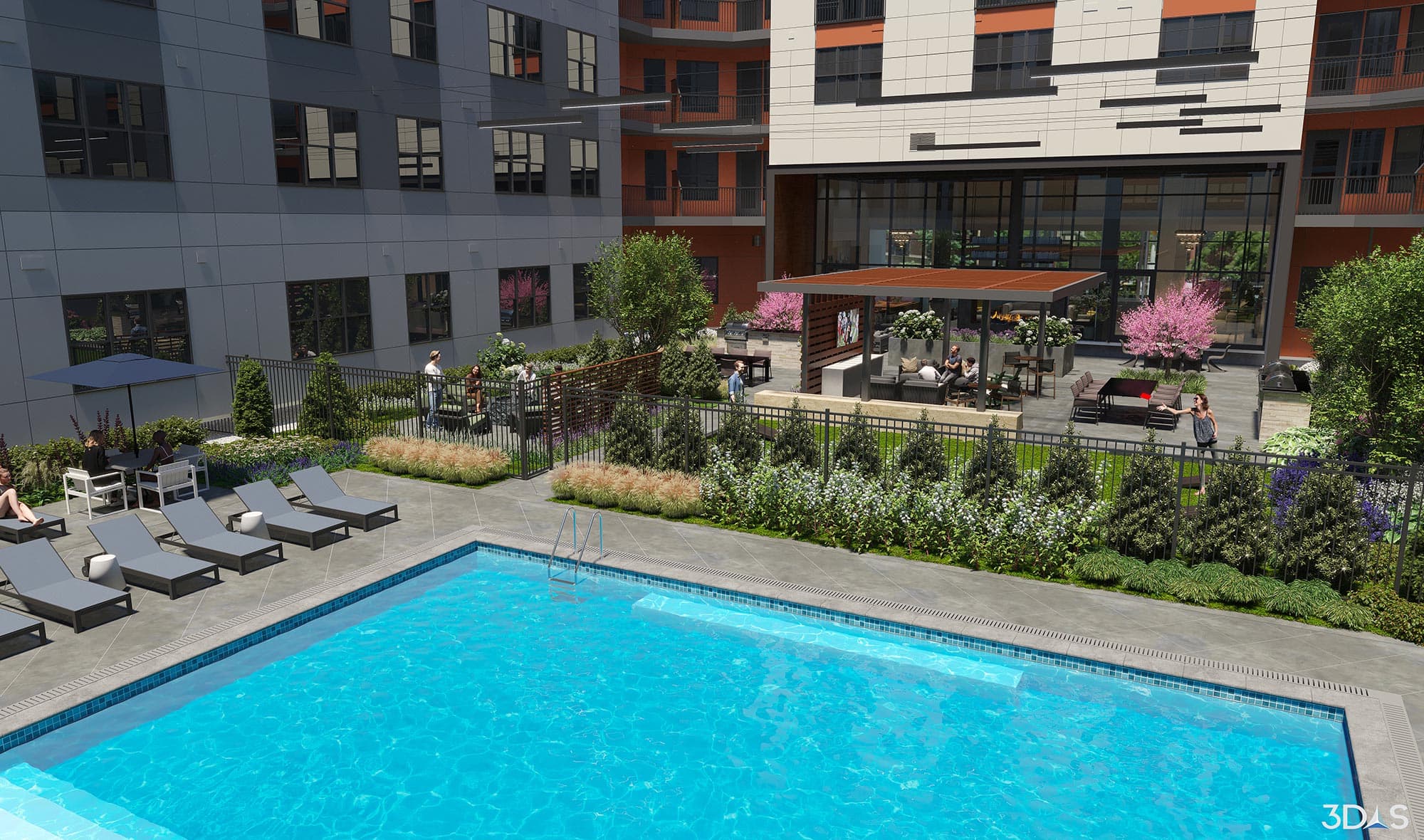 Federal Hill Apartments: Baltimore, Maryland 3D Renderings