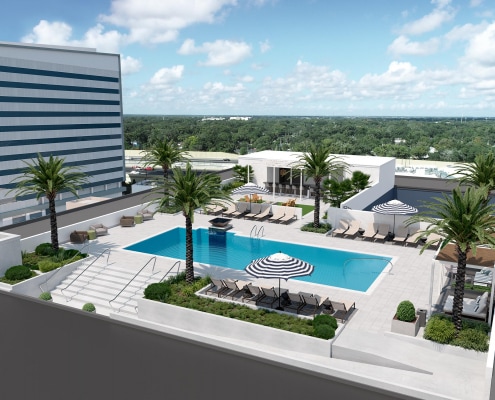 3D rendering for Alta Health Village which is located at 2680 N Orange Ave, Orlando, FL 32804